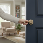 Premium Lever on Rose with Antique Brass Finish - Fire Rated and 10 Year Guarantee for Domestic and Commercial Use