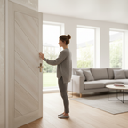 Premium Fully Finished Internal Endure Laminate Door with Ivory Oak Finish and Lifetime Guarantee for Contemporary Homes