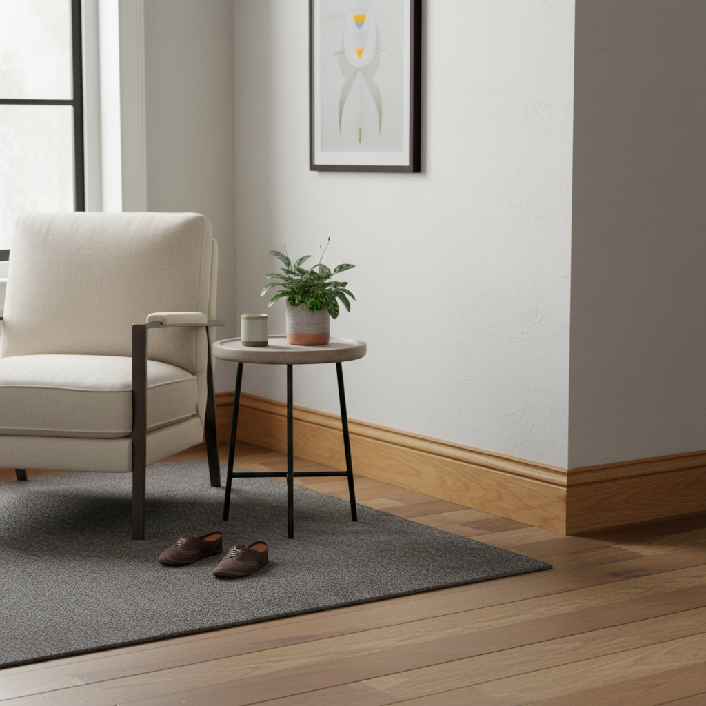 Premium Fully Finished Oak Skirting Board in Shaker Style - 3.6M Length, Solid MDF Core with Real American White Oak Veneer