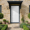 External Solid Composite Parma Door in White Finish