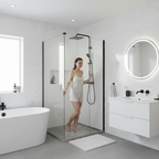 Premium Waterproof Wall Panelling in White Sparkling Finish - 2420 x 600mm for Professional Applications - Image 2