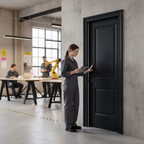 Premium Pocket Door Set with Elegant Design, Galvanised Steel Frame, and Adjustable Jambs for Custom Installation