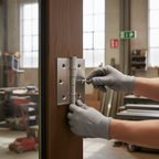 Premium 76mm (3'') Ball Bearing Hinge Pair - Satin Nickel Finish for Reliable Door Performance