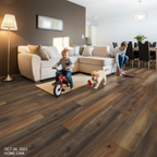 Premium 8mm Laminate Flooring - Water-Resistant, Eco-Friendly, Authentic Wood Finish for Any Room
