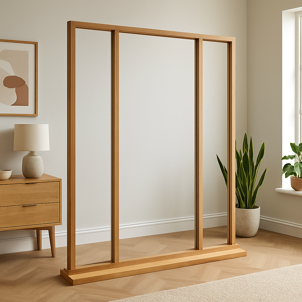 Unfinished Oak Sidelight Door Frame with Cill for External Use
