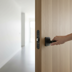 Premium Matt Black Concealed Hinge - Stylish Finish for Doors, Height 115mm, Width 23mm, Thickness 27mm
