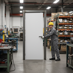 Premium Flush White Primed Fire Door FD30 - Solid Core with Custom Sizes Available