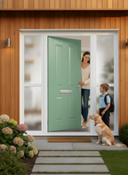 Premium External Fire Doorset with Sidelight, 30 Minute Fire Resistance, Multipoint Locking and Custom Color Options