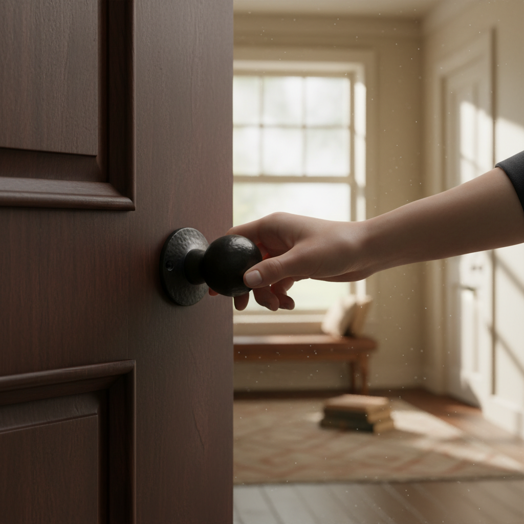 Premium Solid Ball Mortice Knob - Half Sprung Design for Classic Homes with 10-Year Guarantee