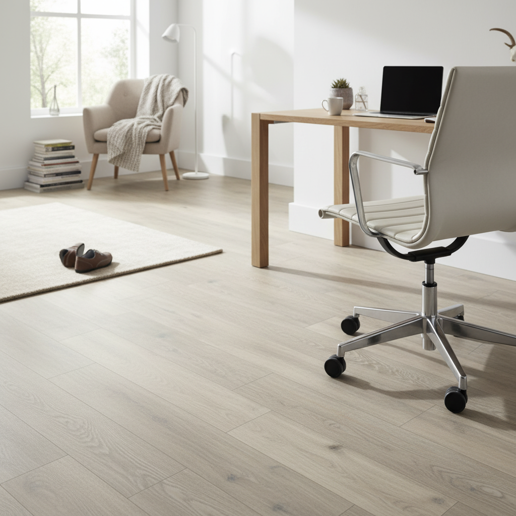 Premium 8mm Laminate Flooring with Water-Resistant Surface for Moisture Protection in Various Colors