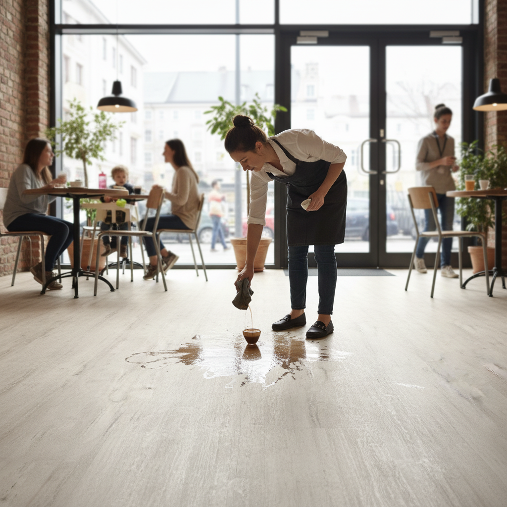 Premium 8.5mm Low Gloss Wide Laminate Flooring with Marble Effect and Water Resistance