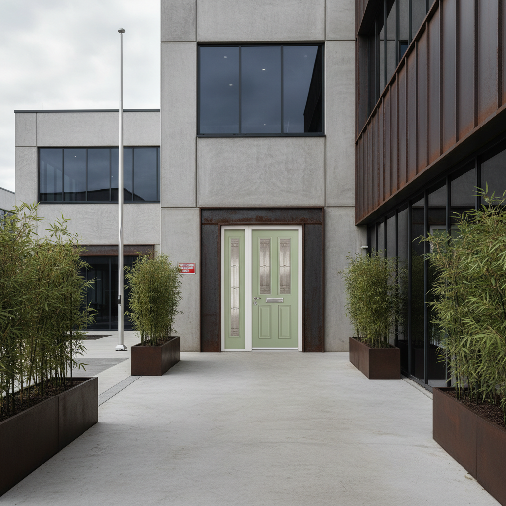 Premium Malton Composite External Door with 2 Light Design - Low Maintenance, Thermally Efficient, and Ready to Hang