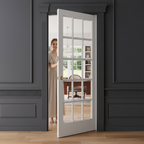 Premium Internal White Glazed Door with 15 Clear Glass Panes and Engineered Core for Modern Interiors - Image 2