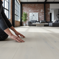 Premium 14mm Light Brushed Engineered Real Wood Flooring - White Oak with UV Lacquer Finish for Durability and Style