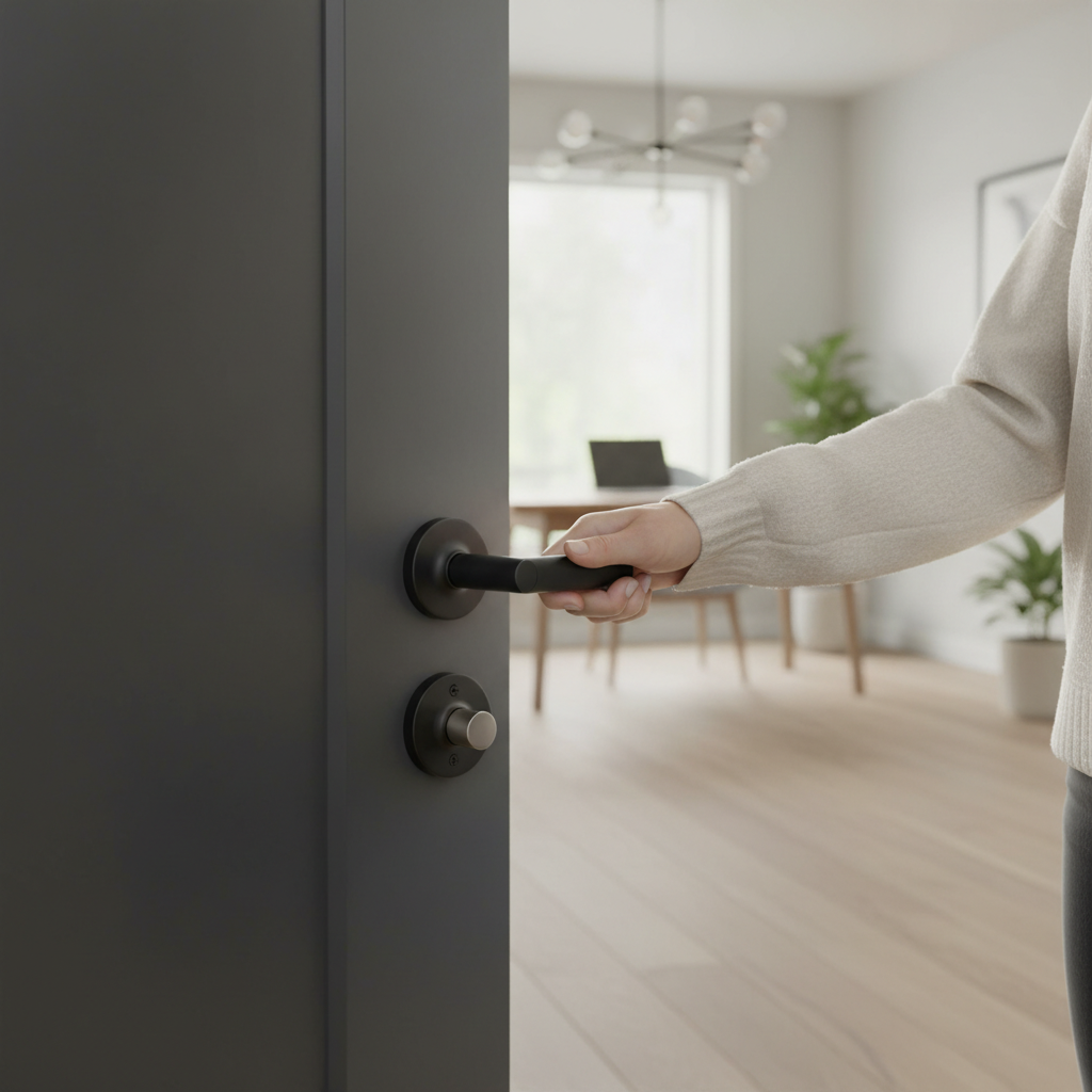 Premium Matt Black Door Handle Pack with Lever Design and Robust 10-Year Guarantee