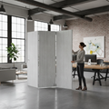 Premium Light Grey Room Divider with Top Hung System for Flexible Space Management and Various Configurations