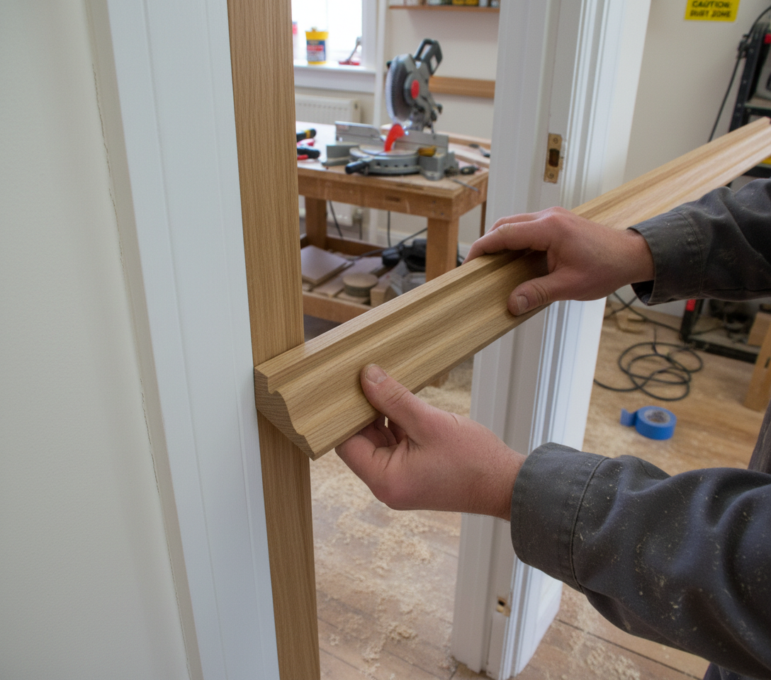 Premium Solid Oak Ogee Architrave for Doors - Unfinished, Custom Sizes Available