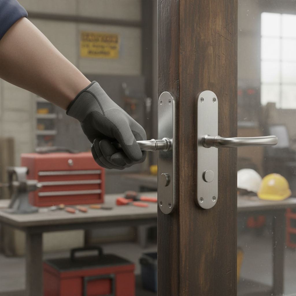 Premium Lever on Backplate Door Handle Set with Polished Chrome Finish and Stainless Steel Latch for Modern Elegance
