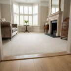 Laminate Connecting Door Profile 1m x 12mm x 45mm - Off-White Finish