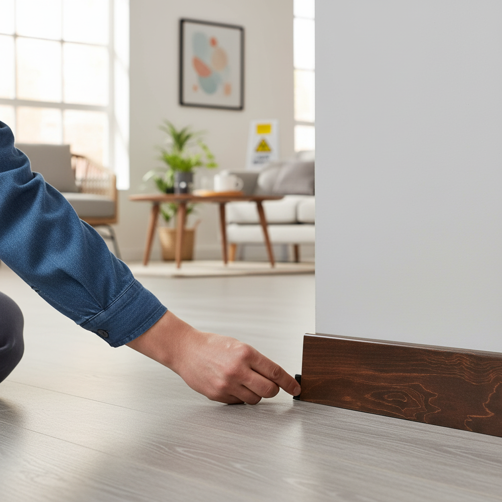 Premium High Gloss 2.4m Skirting Board with MDF Core for Luxurious Interior Finishes