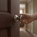 Premium Mushroom Door Knob with Elegant Tiered Rose Design for Traditional and Contemporary Settings