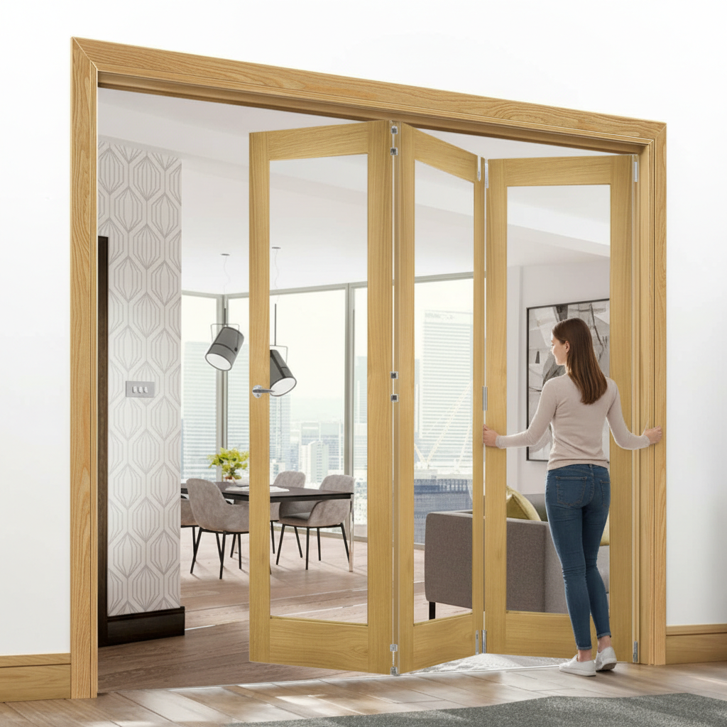 Premium Clear Glazed Room Divider with Top Hung System for Flexible Space Management and Custom Configurations