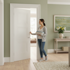 Premium Internal White Primed Door with Detailed Bolection Mouldings and Engineered Construction - Multiple Sizes Available