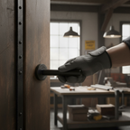 Premium Lever Handle on Round Rose - Contemporary Design with 6 Finishes and 10 Year Guarantee