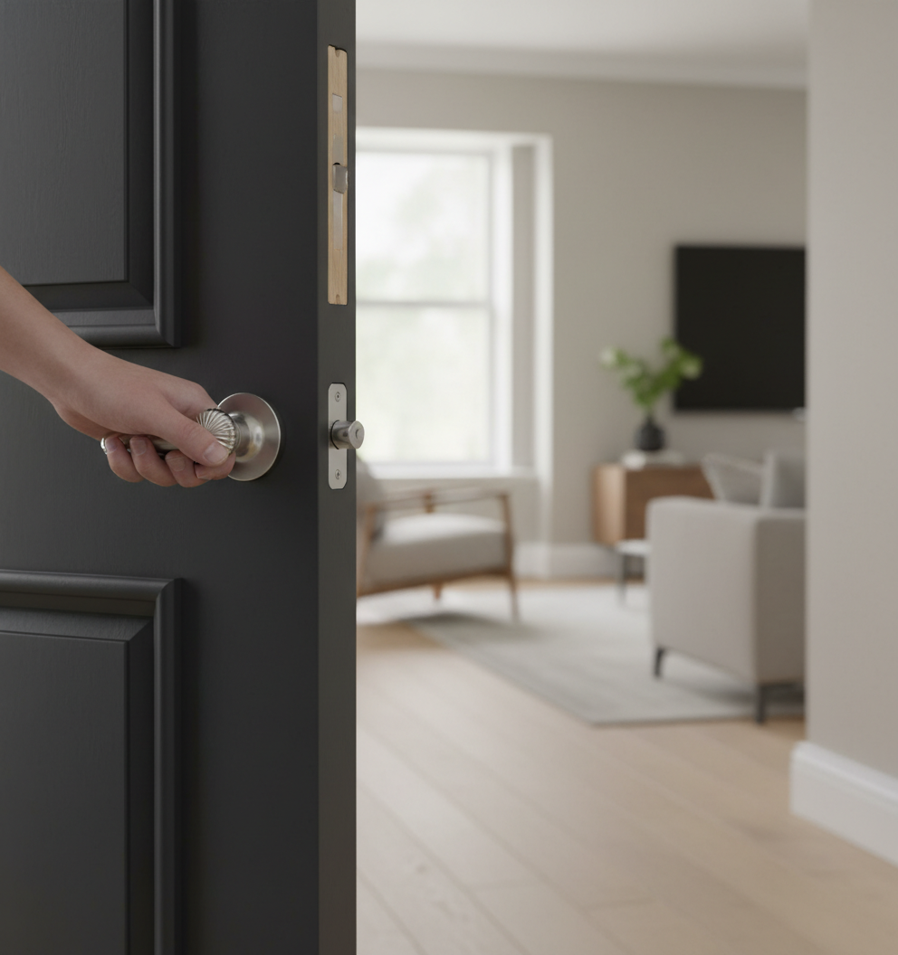 Premium Grooved Contemporary Architrave - White Primed Solid MDF with Square Groove Detail, 18mm x 70mm Dimensions