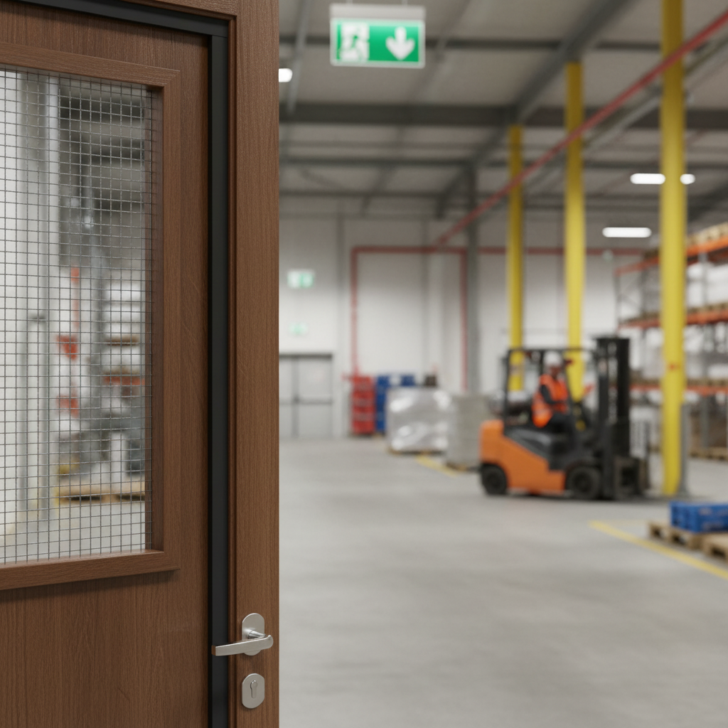 Premium Intumescent Fire Door Seal 2100mm - 30 Minute Fire Integrity Protection with Self-Adhesive Backing - Image 2