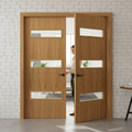 Premium Custom Made FD30 Fire Door Pair with Bespoke Options for Any Size and Design
