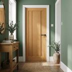 Internal Oak Fire Door FD30 Rated, Fully Finished, Made-to-Measure