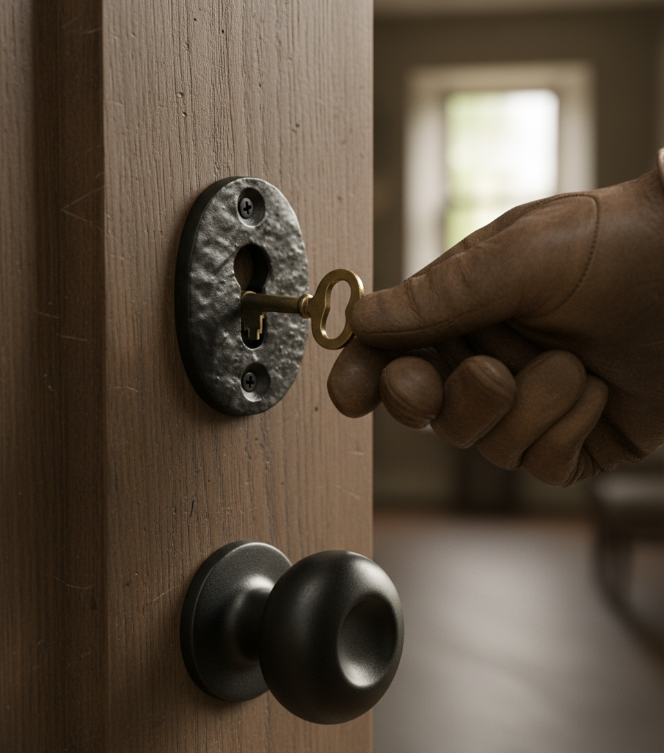 Premium Oval Escutcheon for Authentic Design - Versatile and Elegant Hardware Solution