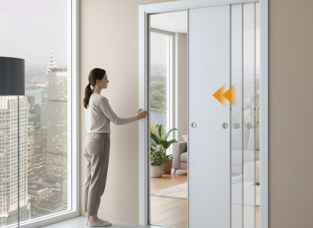 Premium Telescopic Synchronisation Kit for Smooth Tandem Door Operation in Telescoping Pocket Frame Systems