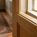 Internal Door Pair Maker Unfinished Oak Frame - detail view
