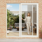 Premium 8ft Inline Sliding Doors with Multi-Point Locking System and Double Glazing for Enhanced Thermal Efficiency