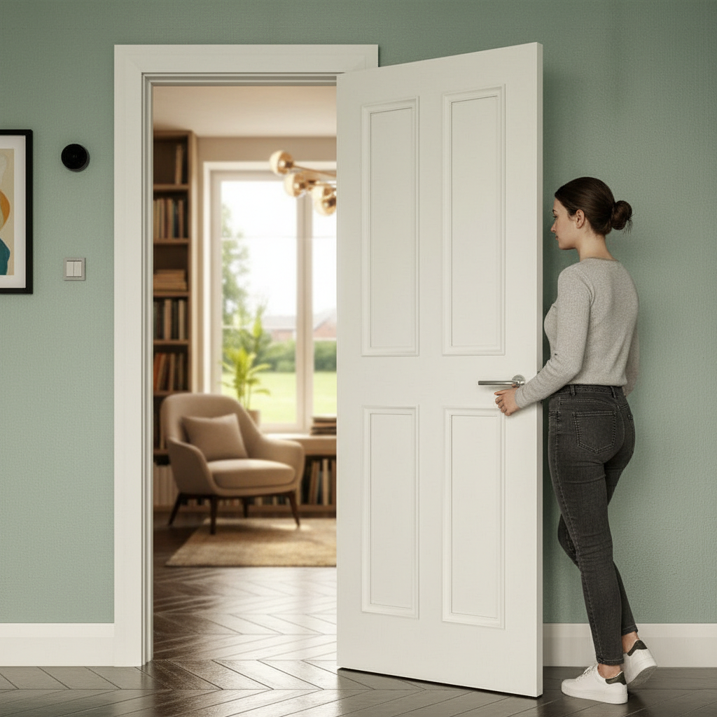 Premium Internal White Primed Rochester Door with Raised Mouldings and Solid Core for Superior Style and Durability