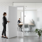 Premium Internal White Fully Finished Fire Door ·FD30 Rating, Engineered Stability, Solid Core Construction, 10 Year Guarantee