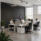 Premium Elevation Acoustic Wall Panelling in Graphite Black with Eco-Friendly Felt Backing for Enhanced Sound Quality and Modern Interiors - Image 2