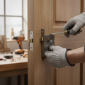 Premium 3 Lever Sashlock with Stainless Brass Finish - 76mm Interior Security Solution