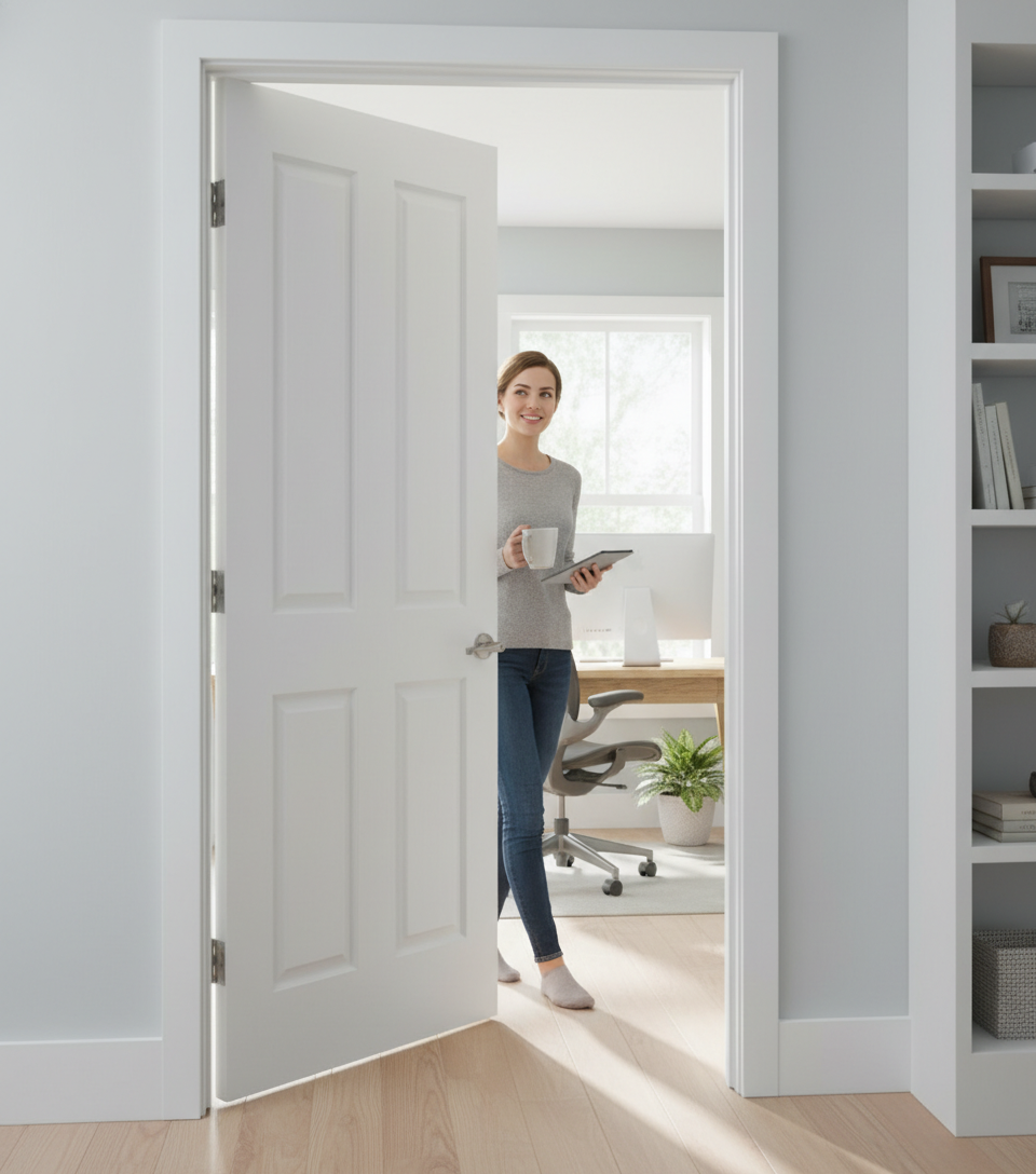 Premium Pre-Finished Victorian 4 Panel Internal Door - Elegant Design for Any Interior