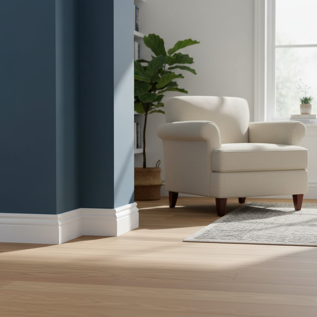 Premium White MDF Skirting Board Pack - Pre-Primed, Solid, 3.6M Length, 14m2 Coverage, Durable & Easy to Install