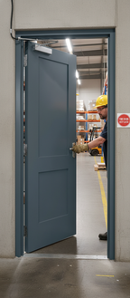 Premium Custom Colour Fire Door with Recessed One Panel Design, Fire Rated for 30 Minutes and Engineered for Strength