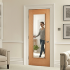 Premium Clear Glazed Internal Door with Large Glass Panel and Engineered Construction for Strength and Stability
