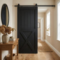 Black Internal Z Brace Barn Door, Primed Finish, Softwood Core