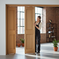 Premium 3 Leaf Bi-Folding Door Set with Slim Line Design and High-Quality Hardware - Ideal for Space Saving