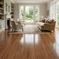 High Gloss Oak Laminate Flooring 8.5mm Thick Water-Resistant 1383 x 244 mm