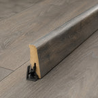 2.4m High Gloss Oak Skirting Board 2400mm x 58mm x 19mm