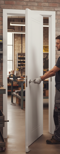 Premium Internal Fire Door with Deluxe Primed Finish and Semi-Solid Core for Strength and Durability