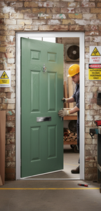 Premium External Fire Doorset with 30 Minute Fire Resistance, Solid-Core Construction, and Versatile Color Options